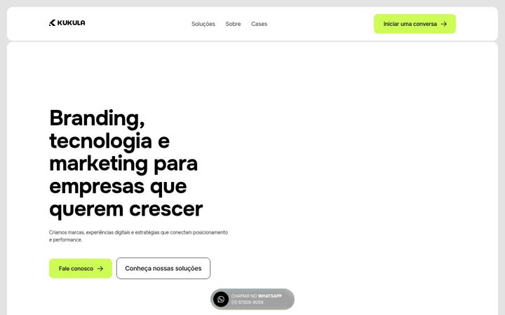 Screenshot of kukula.com.br