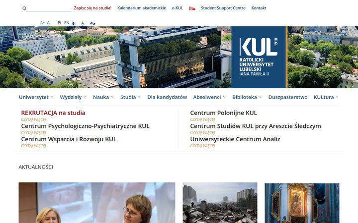 Zrzut ekranu kul.pl
