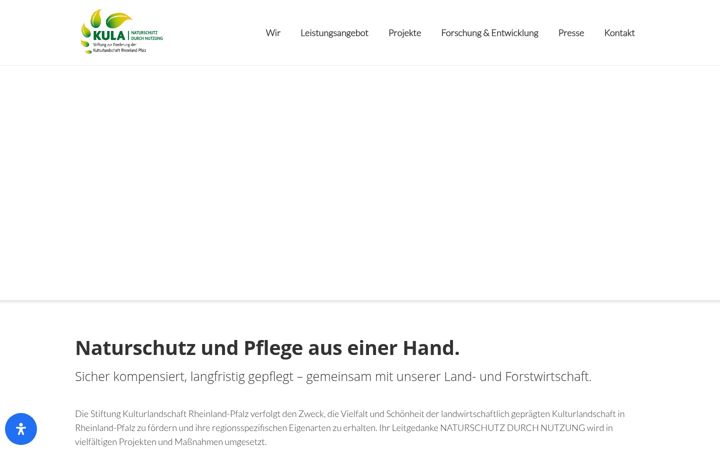 Screenshot of kula-rlp.de