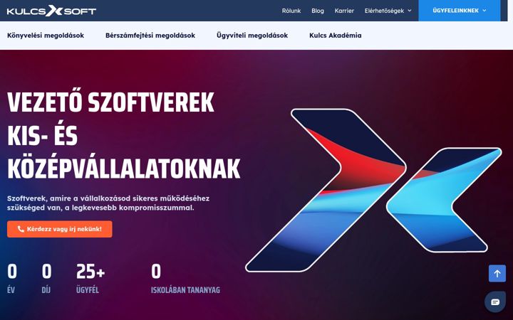 Screenshot του kulcs-soft.hu