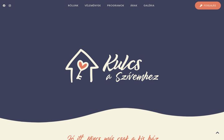 Screenshot of kulcsaszivemhez.hu