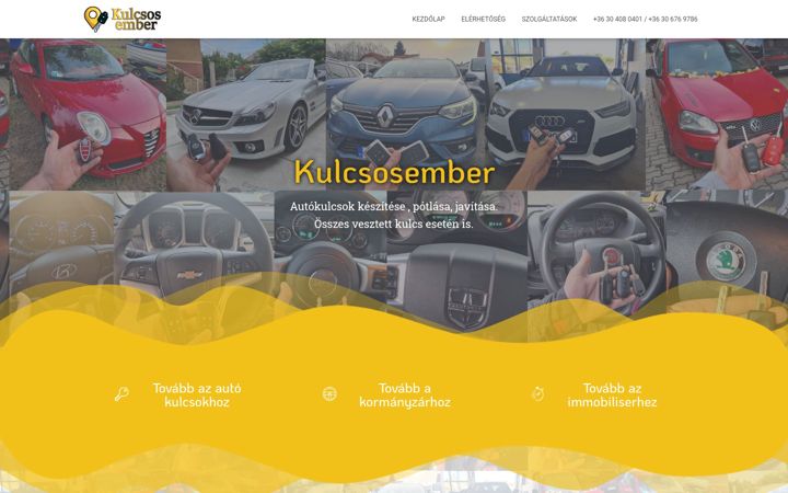 Képernyőkép: kulcsosember.com