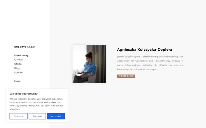 Screenshot of kulczycka.eu