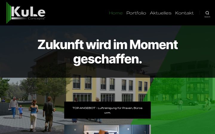 Screenshot of kule-concepts.de