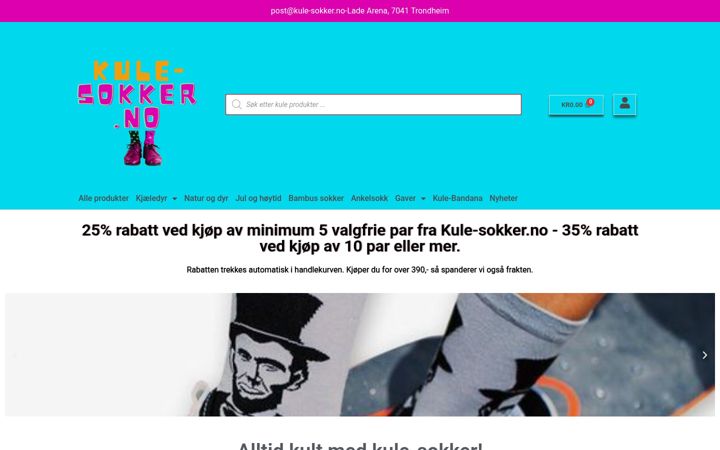 Screenshot of kule-sokker.no