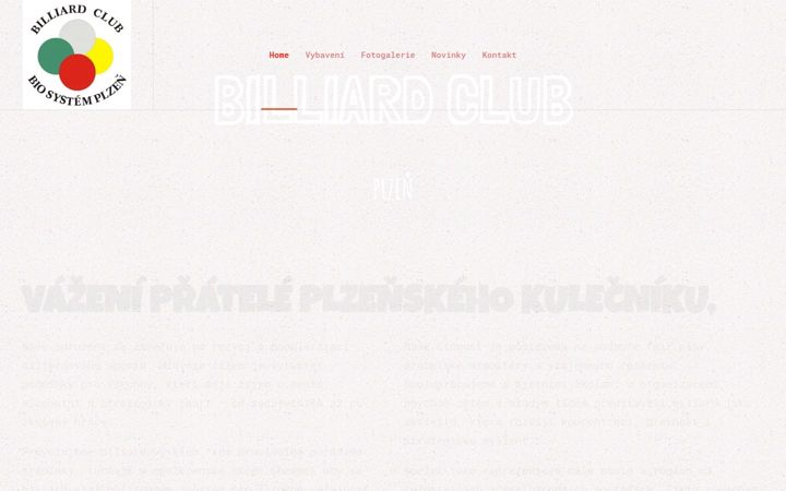 Screenshot of kulecnik-plzen.cz