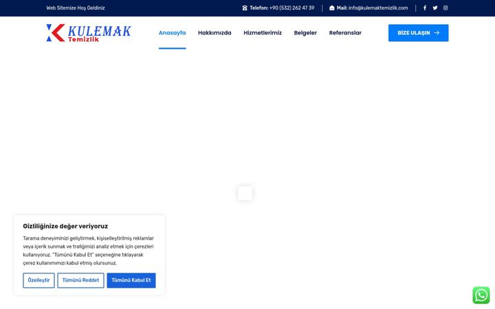 Képernyőkép: kulemaktemizlik.com