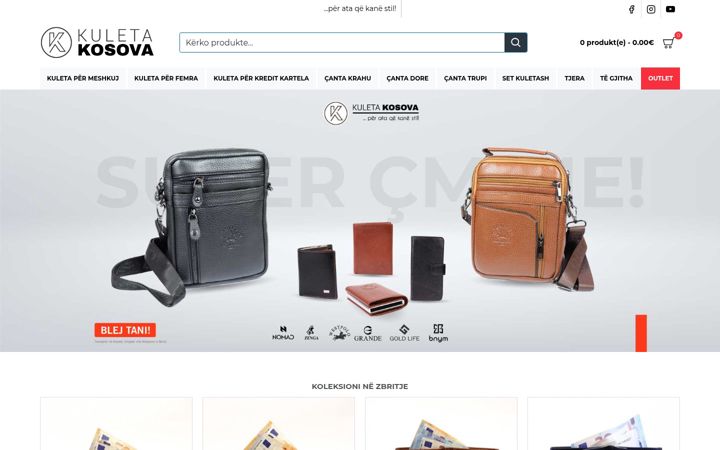 Screenshot of kuletakosova.com