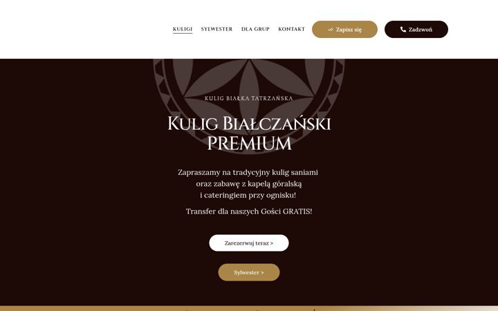 Screenshot of kuligbialka.pl