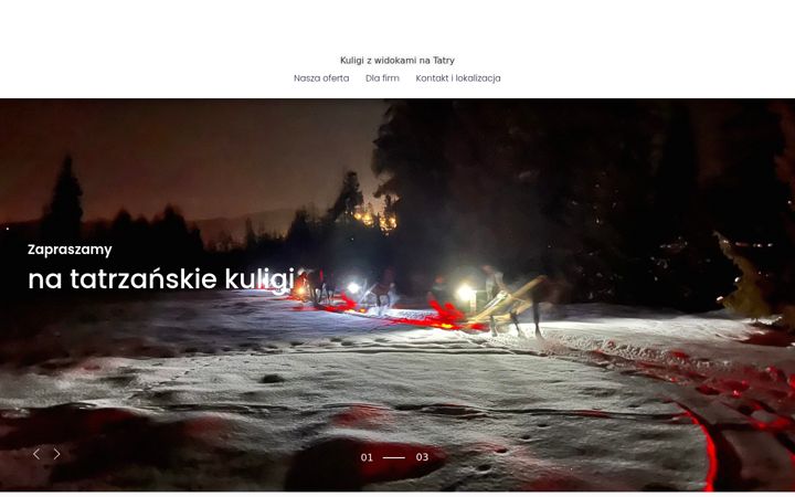 Screenshot of kuligi-tatry.pl