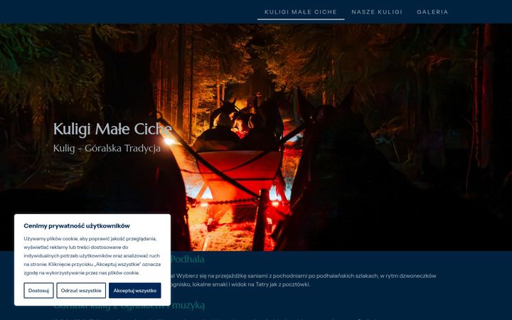 Screenshot of kuligimaleciche.com.pl