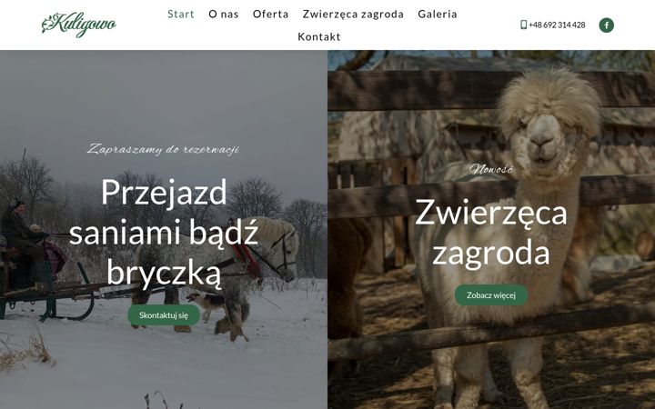 Screenshot of kuligowo.com.pl