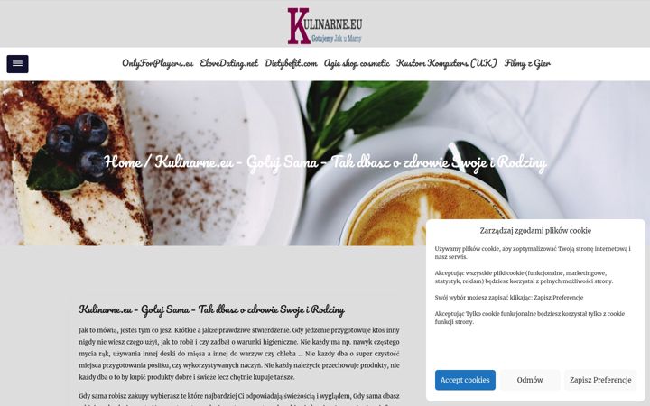 Screenshot of kulinarne.eu