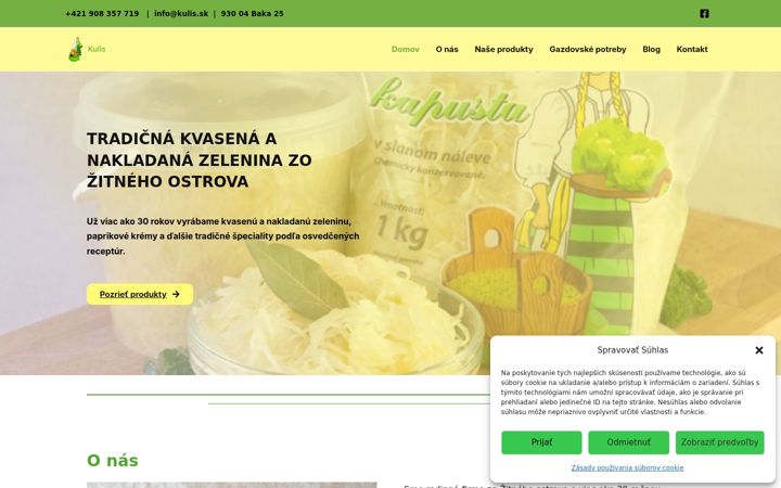 Screenshot of kulis.sk
