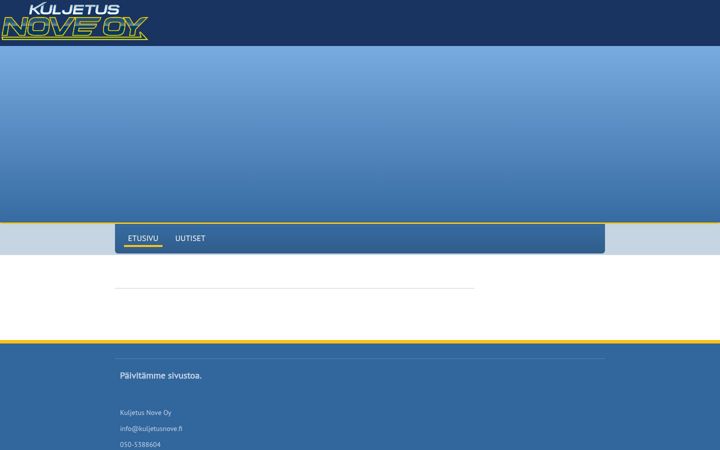 Screenshot of kuljetusnove.fi