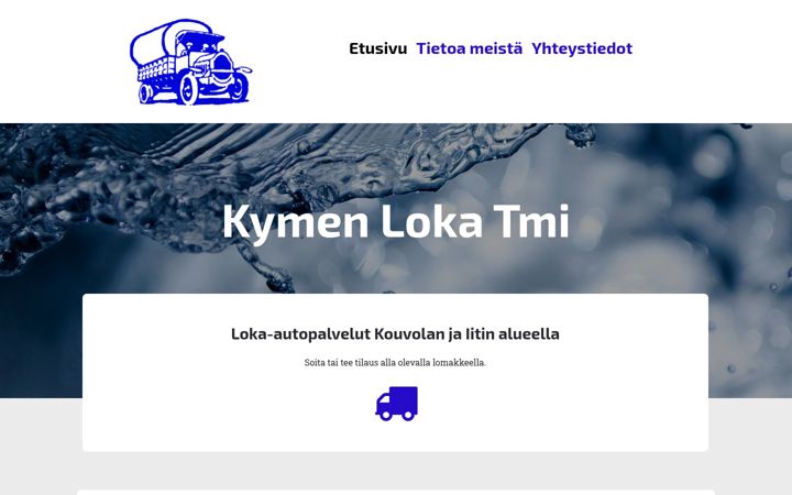 Screenshot of kuljetussinkkonen.fi