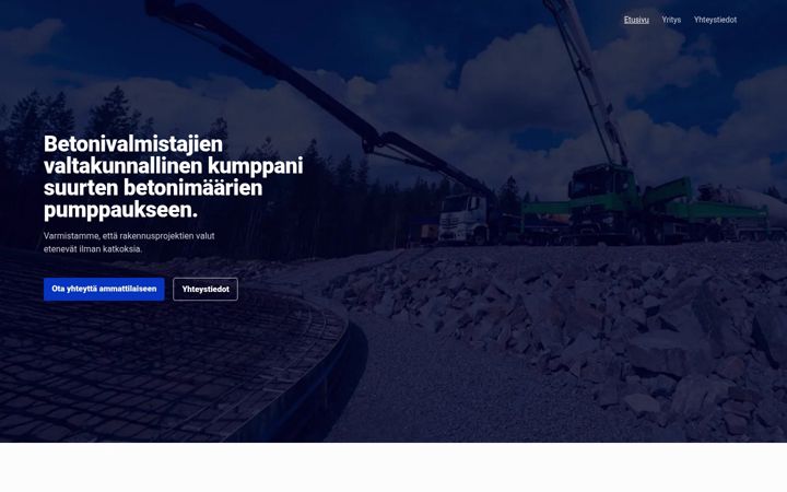 Screenshot of kuljetusvedenoja.fi