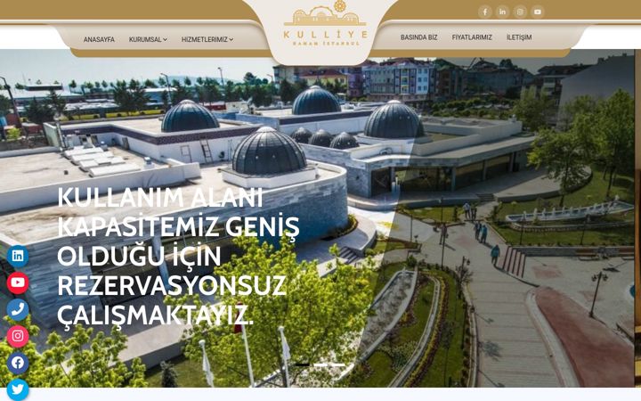 Screenshot of kulliyehamam.com
