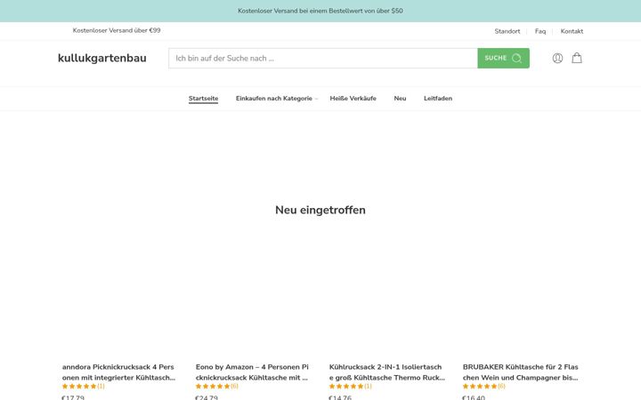 Screenshot of kullukgartenbau.de