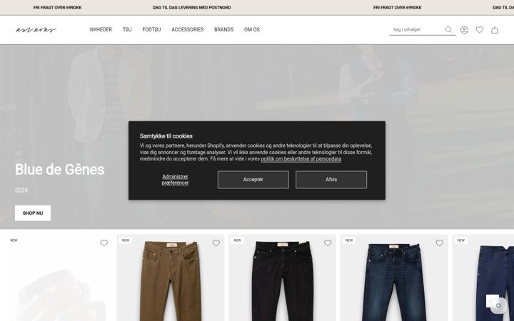 Screenshot of kulogkoks.dk