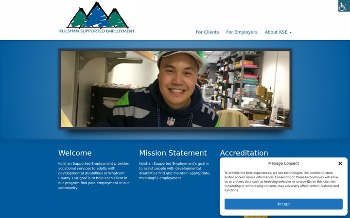 Screenshot of kulshansupportedemployment.org