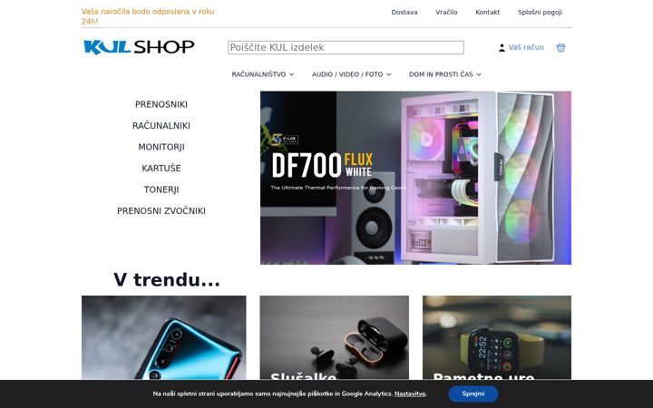 Képernyőkép: kulshop.si
