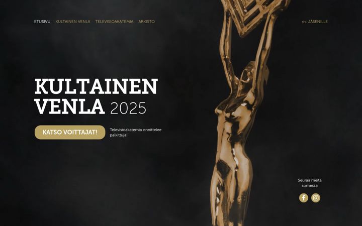 Skjermbilde av kultainenvenla.fi