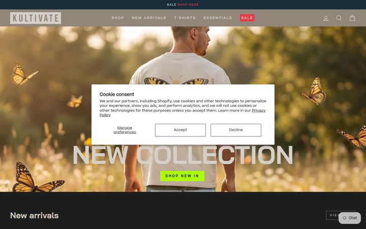Screenshot of kultivate.com