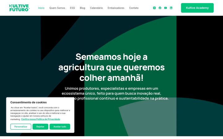 Screenshot of kultivefuturo.com.br
