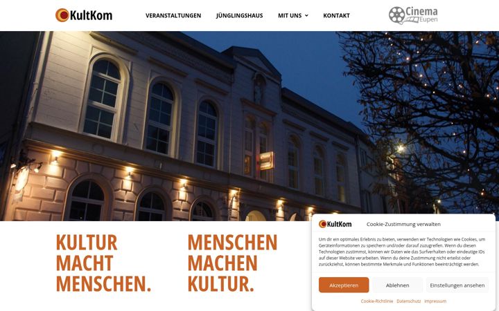 Screenshot of kultkom.be