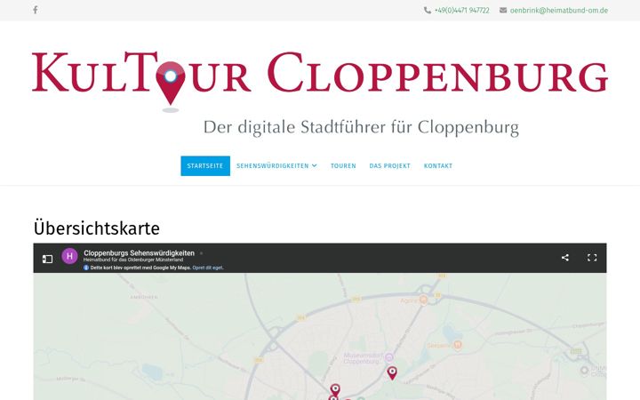 Screenshot of kultour-clp.de