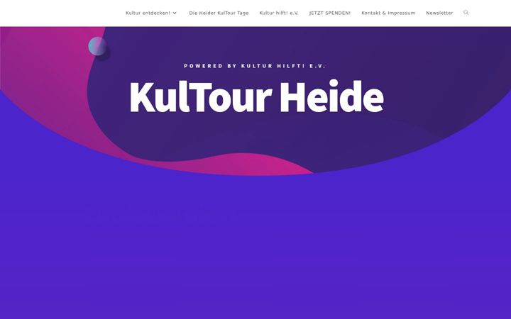 Screenshot of kultour-heide.de