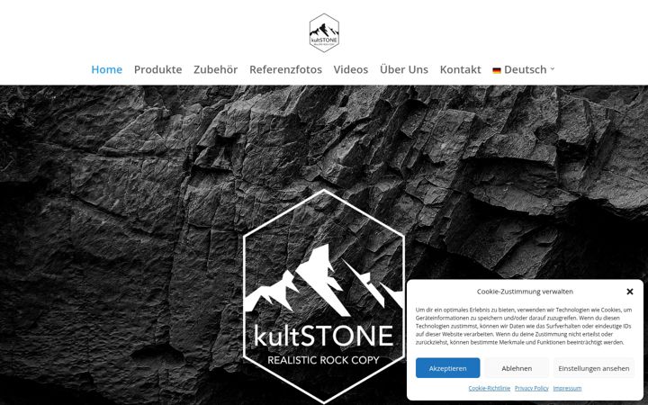 Screenshot of kultstone.com