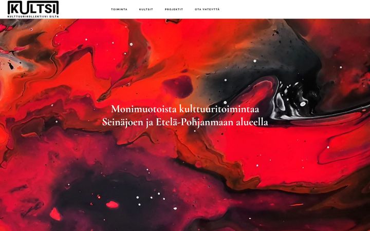Screenshot of kulttuurikollektiivisilta.fi