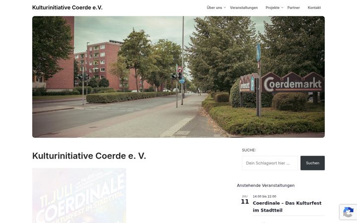 Screenshot of kultur-coerde.de