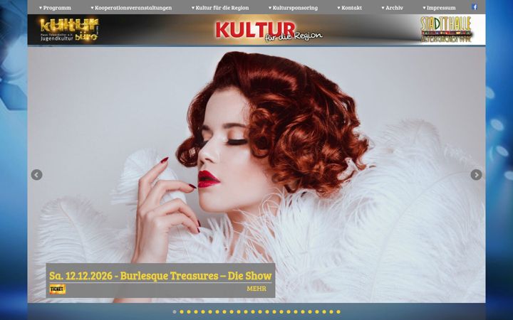 Screenshot of kultur-felsenkeller.de
