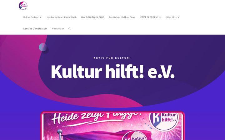 Screenshot of kultur-hilft.info