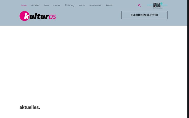Screenshot of kultur-os.de