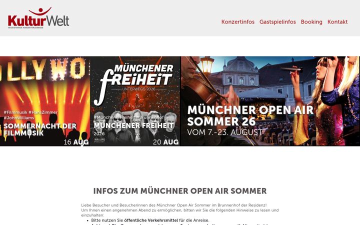 Screenshot of kultur-welt.com