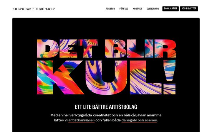 Screenshot of kulturaktiebolaget.se