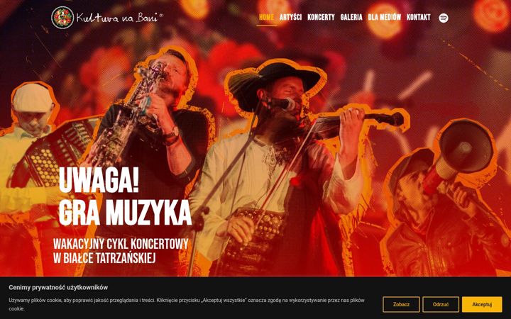 Screenshot of kulturanabani.pl