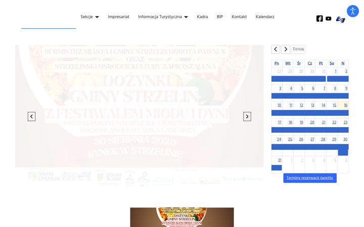 Screenshot of kulturastrzelin.pl