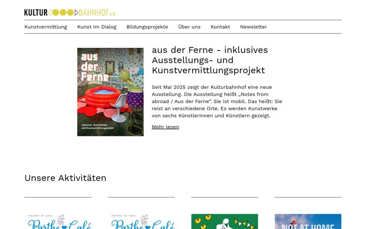 Screenshot of kulturbhf.de