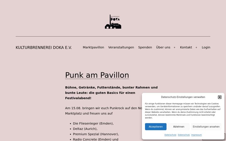 Screenshot of kulturbrennerei-doka.de