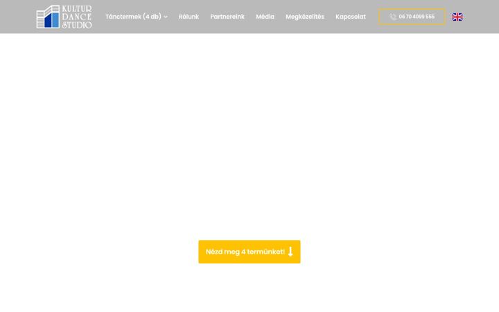 Screenshot of kulturdancestudio.hu