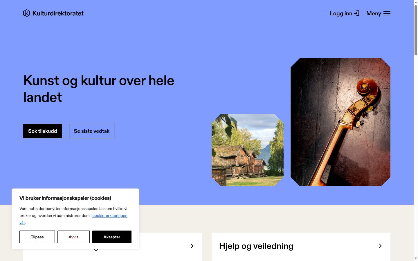 Screenshot van de toestemmingsbanner zoals getoond vóór enige interactie