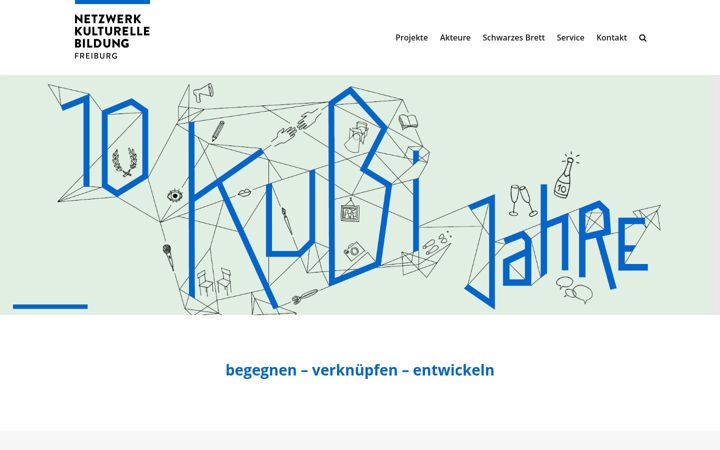 Screenshot of kulturelle-bildung-freiburg.de