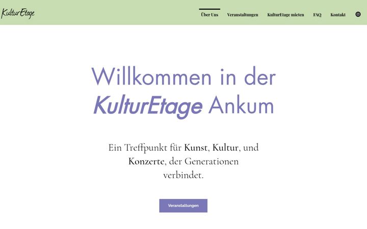 Screenshot of kulturetage-ankum.de
