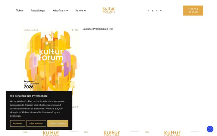 Screenshot of kulturforumtraunstein.de