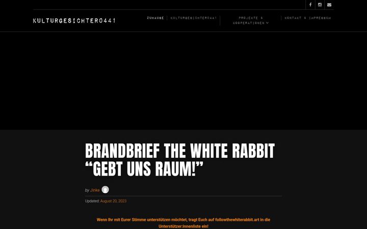 Screenshot of kulturgesichter-oldenburg.de